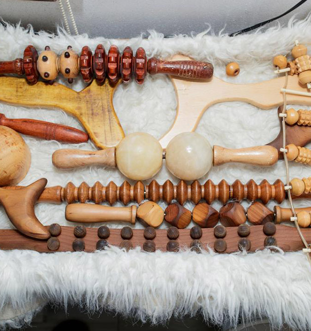Portrait of smiling young woman bathing and taking care of her b